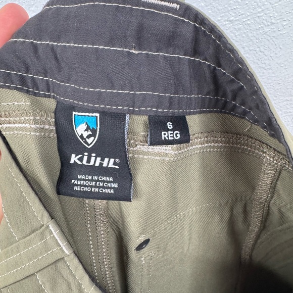 KÜHL Anika Pants Womens Size 6 Olive Green Convertible Zip-Off Cargo Hiking - Picture 6 of 7